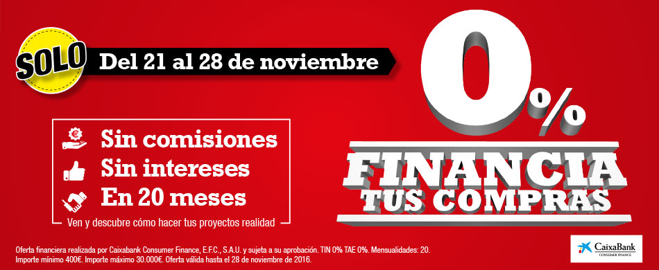 Banner campaña financiacion Brico Depôt.