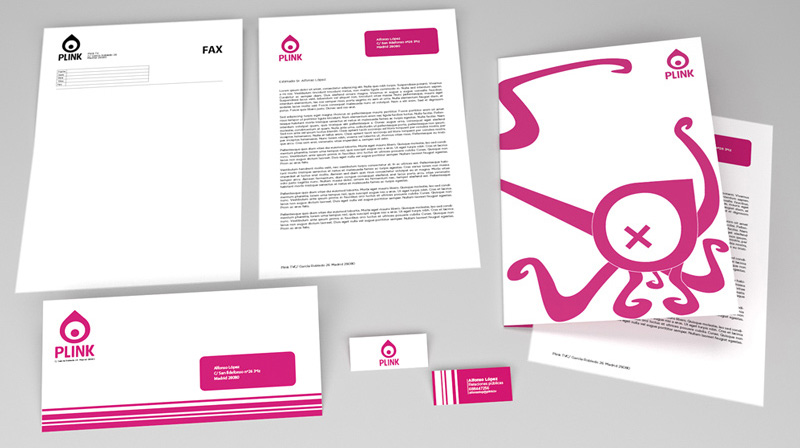 Papelería Plink, conjunto 1
