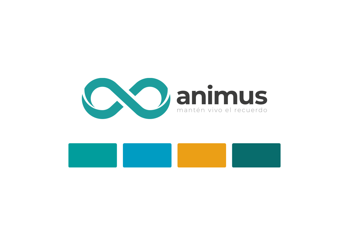 Logotipo con elección de gama cromática para aplicaciones empresariales.