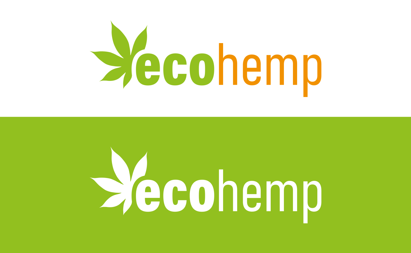 Logotipo Ecohemp en positivo y negativo