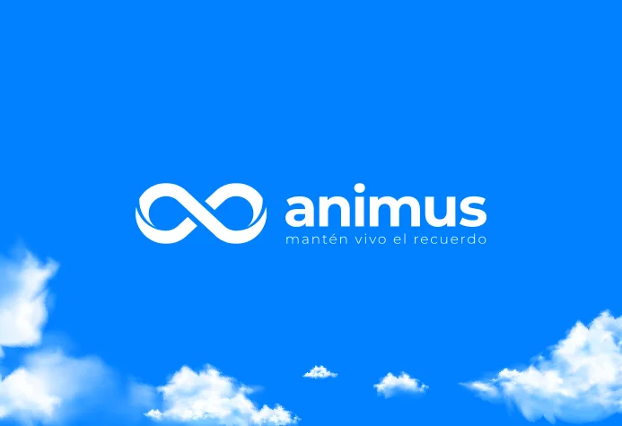 Mockup del logotipo Animus